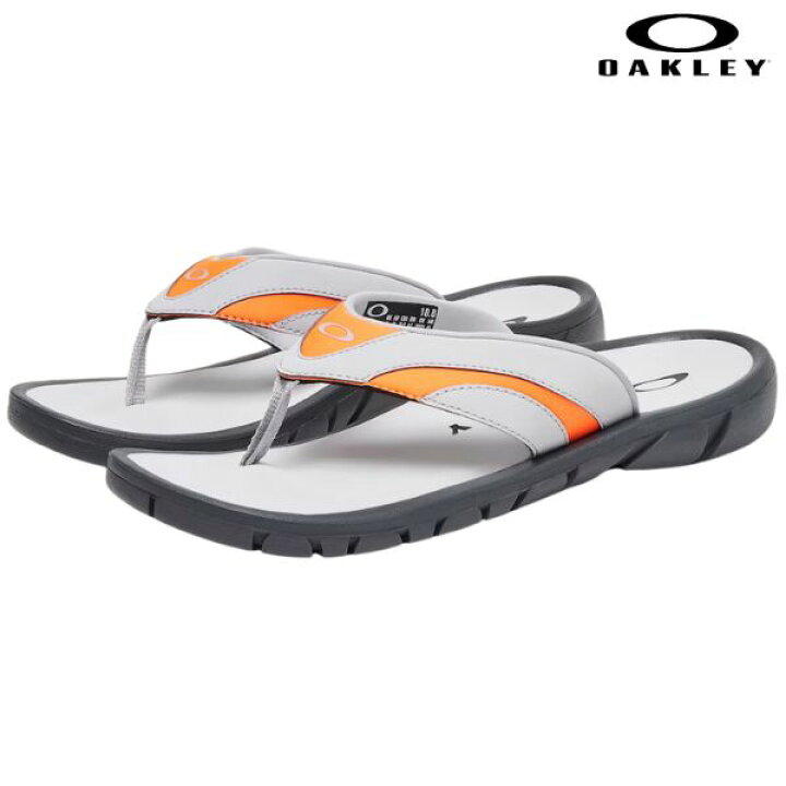 楽天市場】オークリー サンダル グレー オレンジ オーコイル Oakley O 