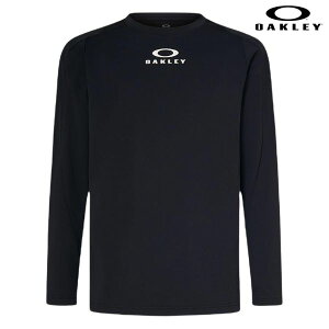 �I�[�N���[ �����O�X���[�u T�V���c ���� �u���b�N OAKLEY ENHANCE LS CREW 14.7 BLACKOUT FOA406980 02E