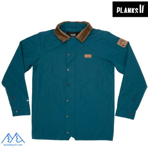 vNX X[_E J[hWPbg I[Vu[ PLANKS THROW-DOWN COLLARED JACKET OCEAN BLUE MO-TDJ103