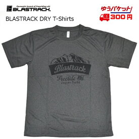 ブラストラック BLASTRACK ドライ Tシャツ Mountain GLAY ミックスグレー×ブラック [40074]