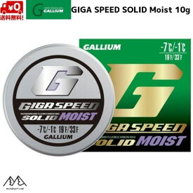 ガリウム スタートワックス スキーワックス GIGA SPEED SOLID Moist 10g GS2402
