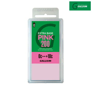 KE x[XbNX sN GALLIUM EXTRA BASE PINK WAX 200g SW2080