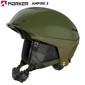 マーカー スキー ヘルメット アンパイヤ2 ミップス グレー×グリーン MARKER AMPIRE2 MIPS GREY GREEN 14120304