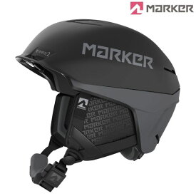 マーカー スキー ヘルメット アンパイヤ2 ブラック グレー MARKER AMPIRE2 BLACK GREY 14320401