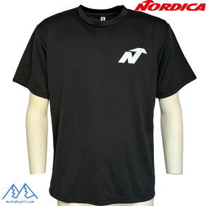 �m���f�B�J �X�s�[�h�h���C T�V���c �u���b�N NORDICA Speed Dry T-SHIRT 25N300ACTBK