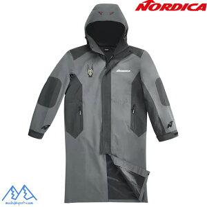 �m���f�B�J �X�L�[ �I�[�o�[�R�[�g �|���`�� �I�[�o�[�W���P�b�g ���C���R�[�g NORDICA DOBERMANN RAIN COAT OVER COAT GREY BLACK