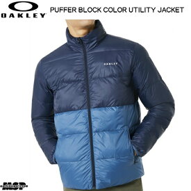 オークリー 中綿入 インシュレーション ジャケット OAKLEY PUFFER BLOCK COLOR UTILITY JACKET Fathom 412564-6ac