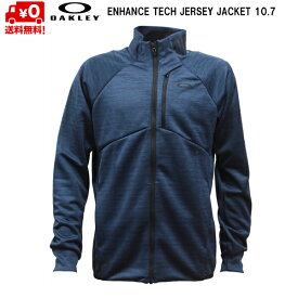 オークリー トレーニング ジャージ ジャケット ネイビー ENHANCE TECH JERSEY JACKET 10.7 BLACK IRIS FOA401655-6DG