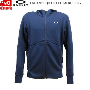 �I�[�N���[ �X�E�F�b�g �t���[�X �W���P�b�g �p�[�J�[ �l�C�r�[ �t���W�b�v OAKLEY ENHANCE QD FLEECE JACKET 10.7 BLACK IRIS FOA401414-6DG