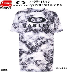 オークリー Tシャツ ホワイトプリント OAKLEY QD SS TEE GRAPHIC 11.0WHITE PRINT FOA402423-186