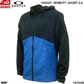 オークリー クロス ウーブン ジャケット ブルー ネイビー OAKLEY ENHANCE MOBILITY JACKET 2.0 ozone 62T FOA402404-62T