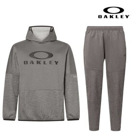 オークリー 防風 フリース スウェット セットアップ グレー OAKLEY STRIKING WB FLEECE LS HOODY PT 2.0 SET DARK GREY HTHR FOA404174-FOA404216-29A