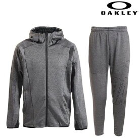 オークリー トレーニング ウェア 上下セット グレー OAKLEY ENHANCE 3RDG SYNCHRONISM JKT & PT 5.7 DARK GREY HTHR FOA404107-FOA404202-29A