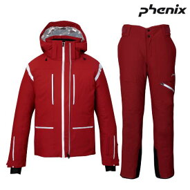 フェニックス スキーウエア ディープレッド XSサイズ PHENIX RS Demo Performance Jacket JP Pants JP DEEP RED　PSM23OT01-PSM23OB00-DR