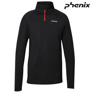tFjbNX XL[ A_[Vc Ci[ n[tWbv ubN PHENIX Thunderbolt 1/2 Zip Tee BLACK1 ESM23LS12-BK1