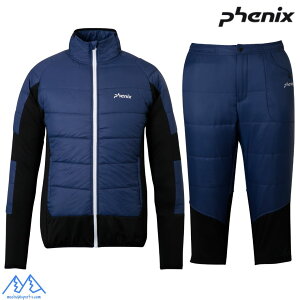 フェニックス 中綿入 インシュレーション ミドル ジャケット & パンツ ネイビー PHENIX Padding Middle Jacket 3/4 Middle Pants PSM24IT10 ESM24IB10 NV