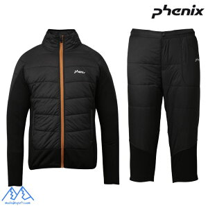 tFjbNX ȓ CT[V ~h WPbg  pc ubN PHENIX Padding Middle Jacket 3/4 Middle Pants ESM25IT10 BK ESM25IB10 BK