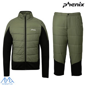 tFjbNX ȓ CT[V ~h WPbg  pc J[L PHENIX Padding Middle Jacket 3/4 Middle Pants ESM25IT10 KH ESM25IB10 KH