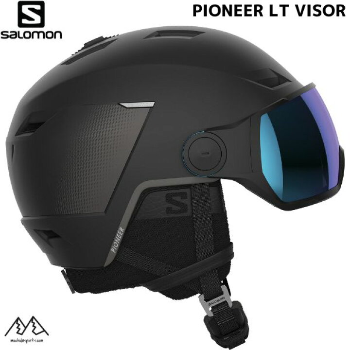 楽天市場】サロモン バイザーへルメット ブラック SALOMON PIONEER LT 