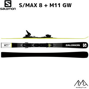 サロモン スキー SALOMON S/MAX 8 + M11 GW L47038600