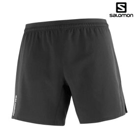 サロモン ランニングパンツ ランニングショーツ ブラック SALOMON CROSS 7" NO LINER DEEP BLACK LC1870600