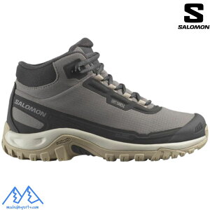 �T������ �h�� ���f�B�[�X �X�m�[�V���[�Y �E�B���^�[ �V���[�Y SALOMON SHELTER Water Proof WOMEN PLUM KITTEN L47855200