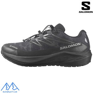 �T������ �S�A�e�b�N�X �����j���O �O���x�� �V���[�Y SALOMON AERO FLOW GRVL GORE-TEX Asphalt / Black / Cloudburst L49256500