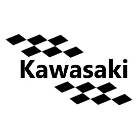 S. 680 チェッカーフラッグ【カワサキ】　kawasaki　JDM　カッティングステッカー ドレスアップ カスタマイズ サーキット デカール エンブレム カスタム アクセサリー ブランド アウトドア グッズ 雑貨 おもしろ かっこいい バイク