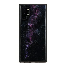 ikins アイキンス Galaxy Note 10+ケース 天然貝ケース Milky Way 夜空の様子を映し出した幻想的で美しいケース I18372GN10P