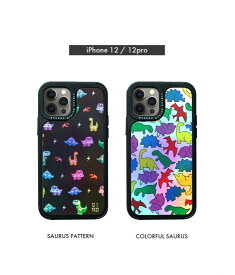 国内正規品 Dparks ディーパークス iPhone12/12Pro（6.1インチ）TWINKLE COVER ザウルス ホログラム加工のキラキラ光るイラスト DS19807i12P DS19808i12P