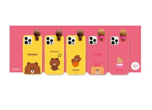 CZXi LINE FRIENDS iPhone12/12Proi6.1C`jtBMAtJ[\tgP[X LN^[tBMA KCE-CSB054 KCE-CSB056
