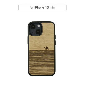 国内正規品 Man＆Wood iPhone 13 mini 天然木ケース Terra 木の素材から作られたナチュラルでおしゃれなケース I21212i13MN