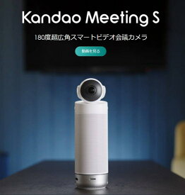 国内正規品 カンダオ Kandao Meeting S 180度超 広角Web会議カメラ AIで会議参加者の声、顔を自動認識 MT0623