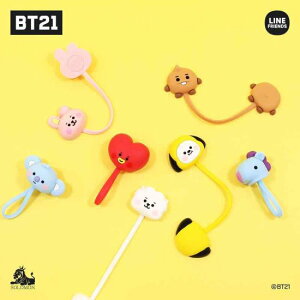 国内正規品 公式 BT21 マグネット式ケーブルラップス ケーブルをマグネットでクルっとワンタッチでまとめられる BCW-BT21-A