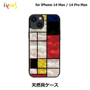 �������K�i ikins �A�C�L���X iPhone 14Plus / iPhone 14 Pro MAX �V�R�L�P�[�X Mondrian I23604i14M I23613i14PM