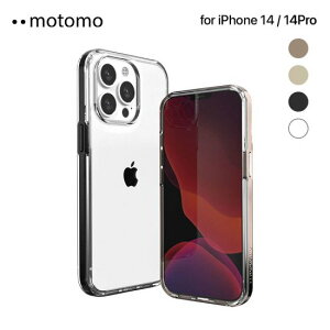 �������K�i motomo ���g�� iPhone 14 / iPhone 14 Pro INO Achrome Shield Case �N���[���R�[�e�B���O�o���p�[�ƃN���A�{�f�B�P�[�X