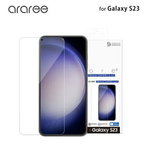 �������K�i araree �A�����[ Galaxy S23 SAMSUNG�̌����F�� �t���ی�K���X�t�B���� ID CORE (2������) �N���A