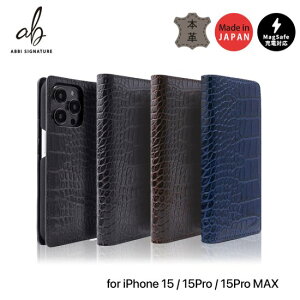 Ki ABBI SIGNATURE iphone 15P[X iPhone 15 ProP[X 蒠^ LIPARI C^AU[ MagSafeΉ_CA[P[X