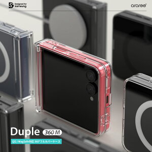 Ki araree A[ Galaxy Z Flip7P[X MagSafeΉ DUPLE 360 M nCubhtJo[ P[X SAMSUNǦFؕi