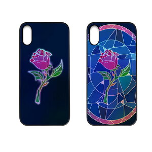 <Dparks(ディーパークス)>【iPhone X/XS 5.8インチ】 Twinkle Case ステンドグラス ホログラム加工のキラキラ光るイラスト DS10417i8 DS10418i8