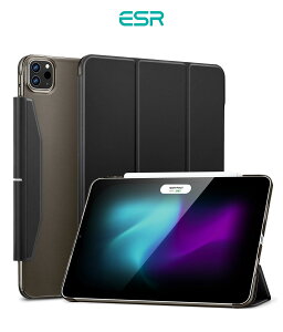 国内正規品 ESR iPad Pro 11インチ(2024年)(M4版) ASCEND ウルトラスリムケース スタンドの角度調節可能 マグネット式留め具がApple Pencil保護