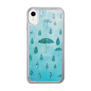 ��icover�i�A�C�J�o�[�j���yiPhone X/XS 5.8�C���`�z Sparkle case Raining day �������ȃC���X�g�̒��������E�O���b�^�[���L���L�� iC10345i8