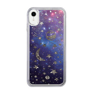 ��icover�i�A�C�J�o�[�j���yiPhone XR 6.1�C���`�z Sparkle case Space �������ȃC���X�g�̒��������E�O���b�^�[���L���L�� iC15246i61
