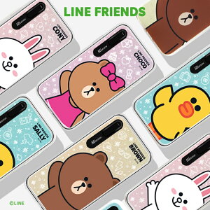 LINE FRIENDSyiPhone X/XS 5.8C`z LIGHT UP CASE x[VbN CeBOV[g̕瓊eČ点P[X