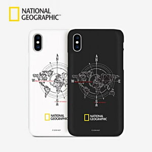 <National Geographic 公式ライセンス商品>【iPhone XS Max 6.5インチ】 Compass Case Double Protective コンパス(方位磁針)の柄 NG14153i65 NG14154i65