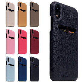 ＜SLG Design＞【iPhone XR 6.1インチ】Full Grain Leather Back Case 牛革にキメ細かいシボ加工（シワ模様）を型押しを施した上品なケース SD15461i61