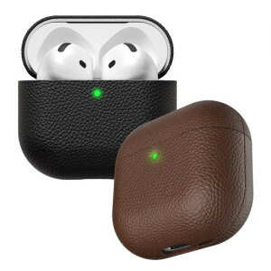 �������K�i KeyBudz AirPods4�P�[�X Artisan �C�^���A�� �{�v�P�[�X �ϋv���̂���|���J�[�{�l�[�g���C���i�[�𒚔J�ɖ{�v�ŕ�ݍ��񂾓�d�\��
