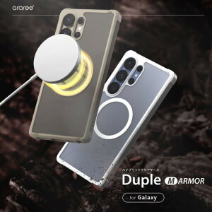 �������K�i araree �A�����[ Galaxy S25 Ultra MagSafe�Ή� DUPLE M ARMOR �ČRMIL�K�i Qi2�Ή� �o���p�[�� �J�o�[