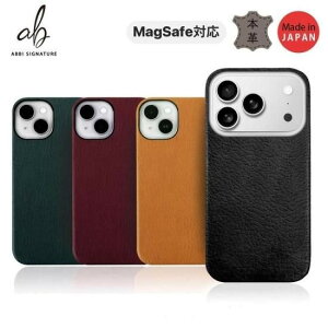 �������K�i ABBI SIGNATURE iphone17�P�[�X iPhone17Pro�P�[�X VINTAGE �C�^���A�����U�[ MagSafe�Ή� ���{�� �n���h���C�h �x�W�^�u�� �{�v