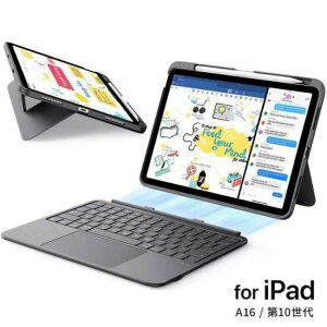 �������K�i ESR FLEX ���E���L�[�{�[�h�P�[�X for iPad (A16 / ��10����) �L�[�{�[�h�ƃg���b�N�p�b�h����̉�����iPad�pBluetooth�P�[�X